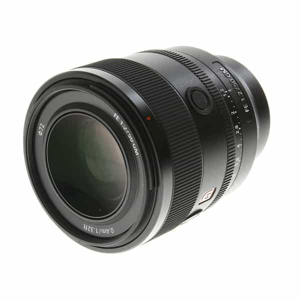 Sony FE 50mm f/1.2 GM Full-Frame Autofocus Lens for E-Mount, Black {72} SEL50F12GM